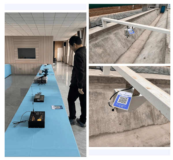 四信的雷達(dá)一體式流量計、AI智能識別終端、5G遙測終端機(jī)等設(shè)備在基地上配合搭建展示