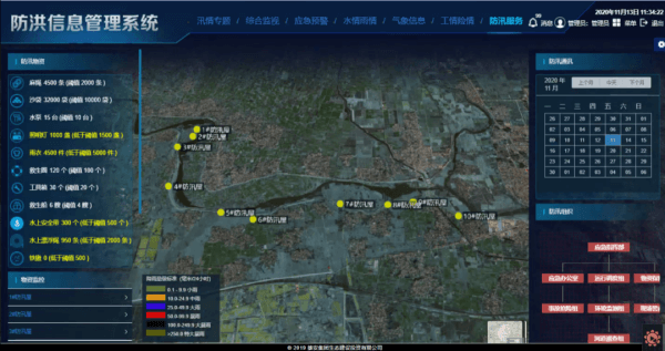 河北某區(qū)試點河段數(shù)字孿生防汛平臺之防洪信息管理系統(tǒng)圖2